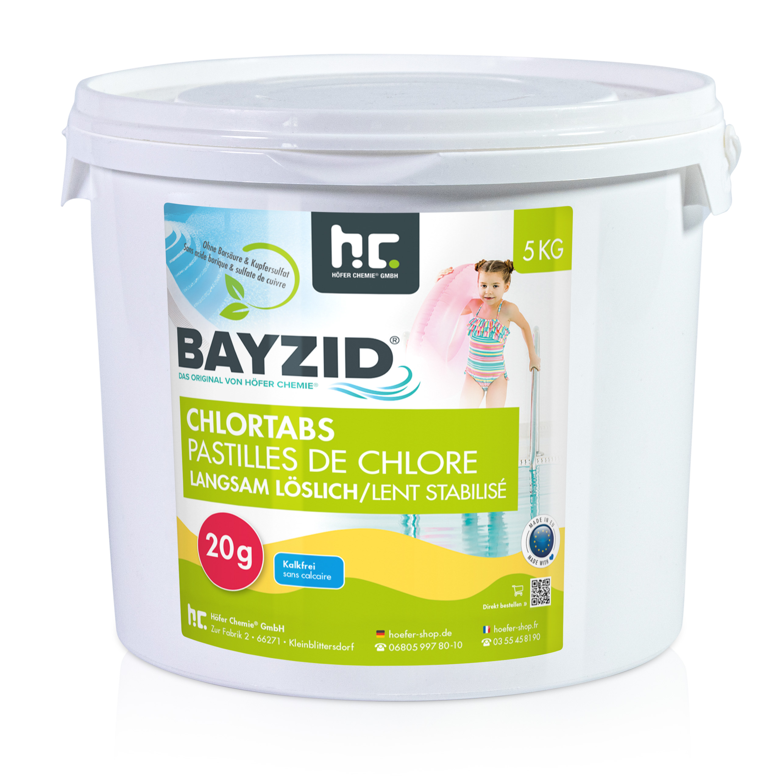 5 kg BAYZID® Chlortabs 20g langsam löslich
