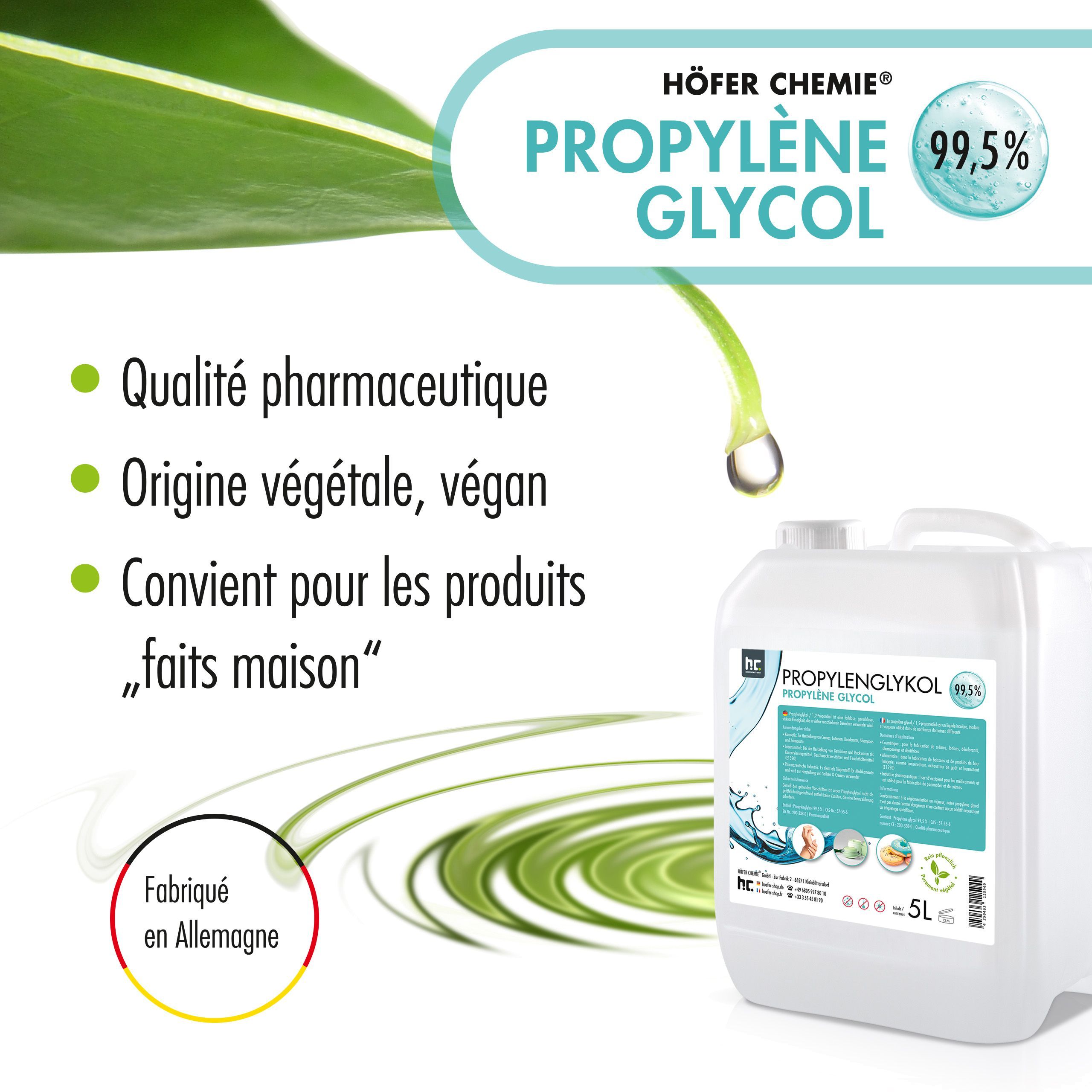 5 L Propylenglykol 99,5% in Pharmaqualität