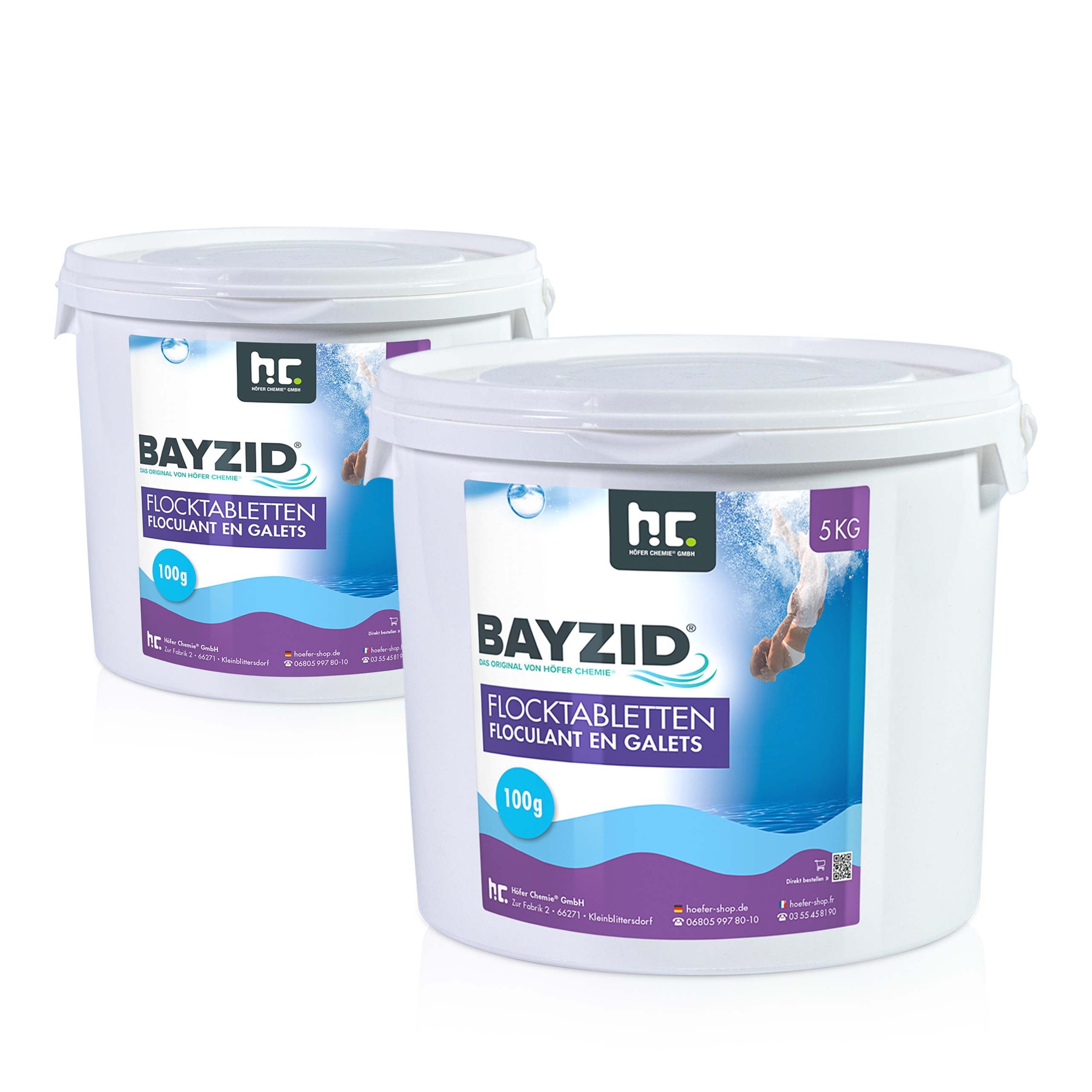 5 kg BAYZID® Flocktabletten für Pools