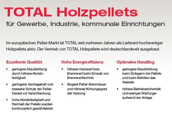 15 kg TOTAL Holzpellets / Heizpellets EN Plus A1