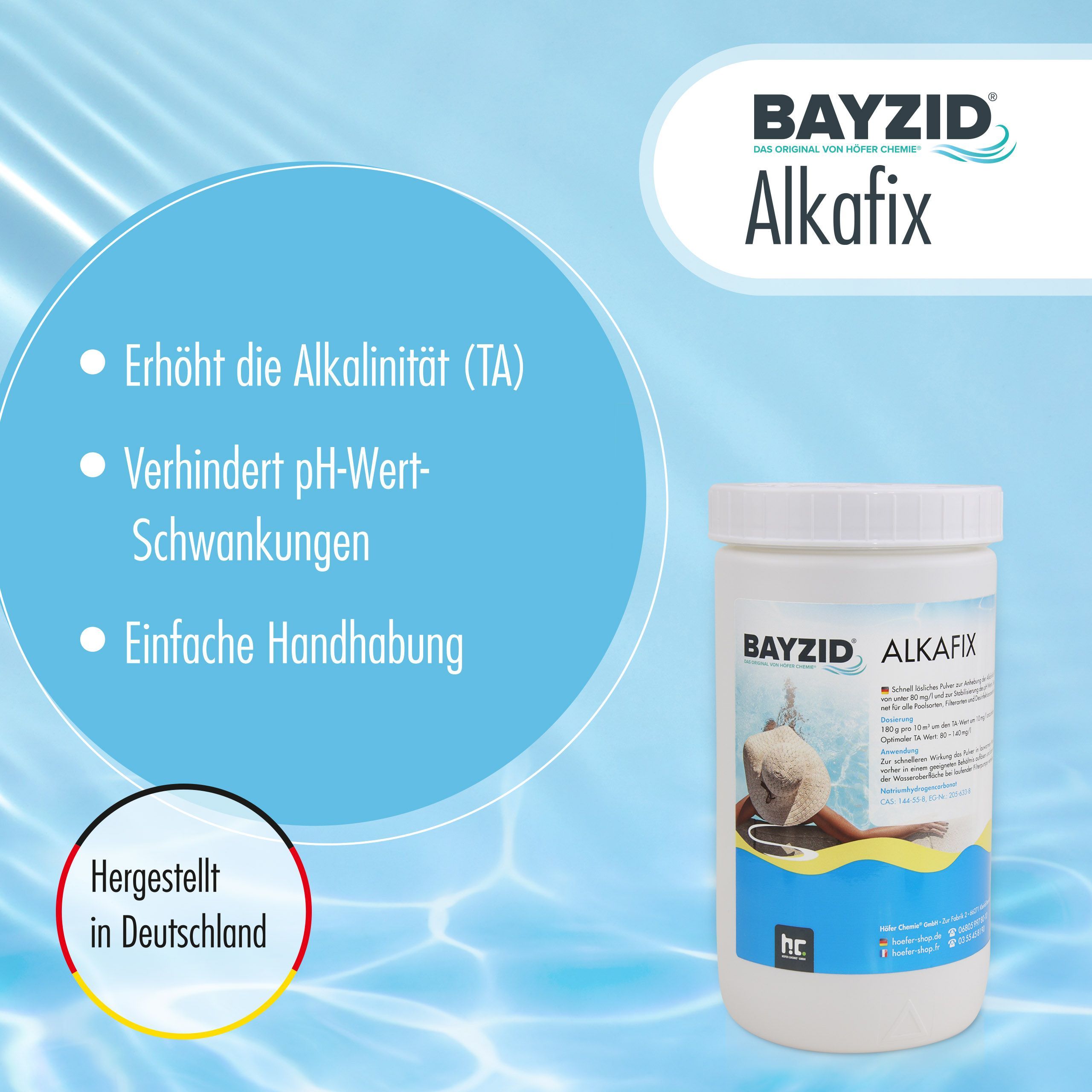 5 kg BAYZID®  Alkafix zur Anhebung der Alkalinität (TA)