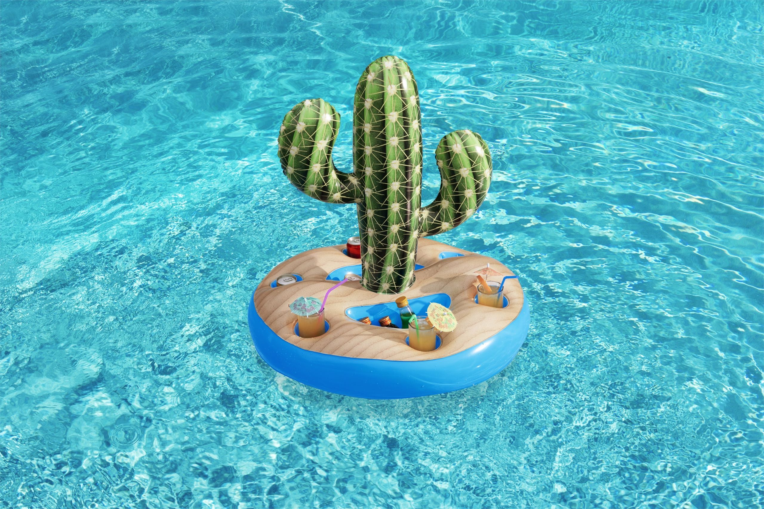 Schwimmende Pool Getränkebar Kaktus