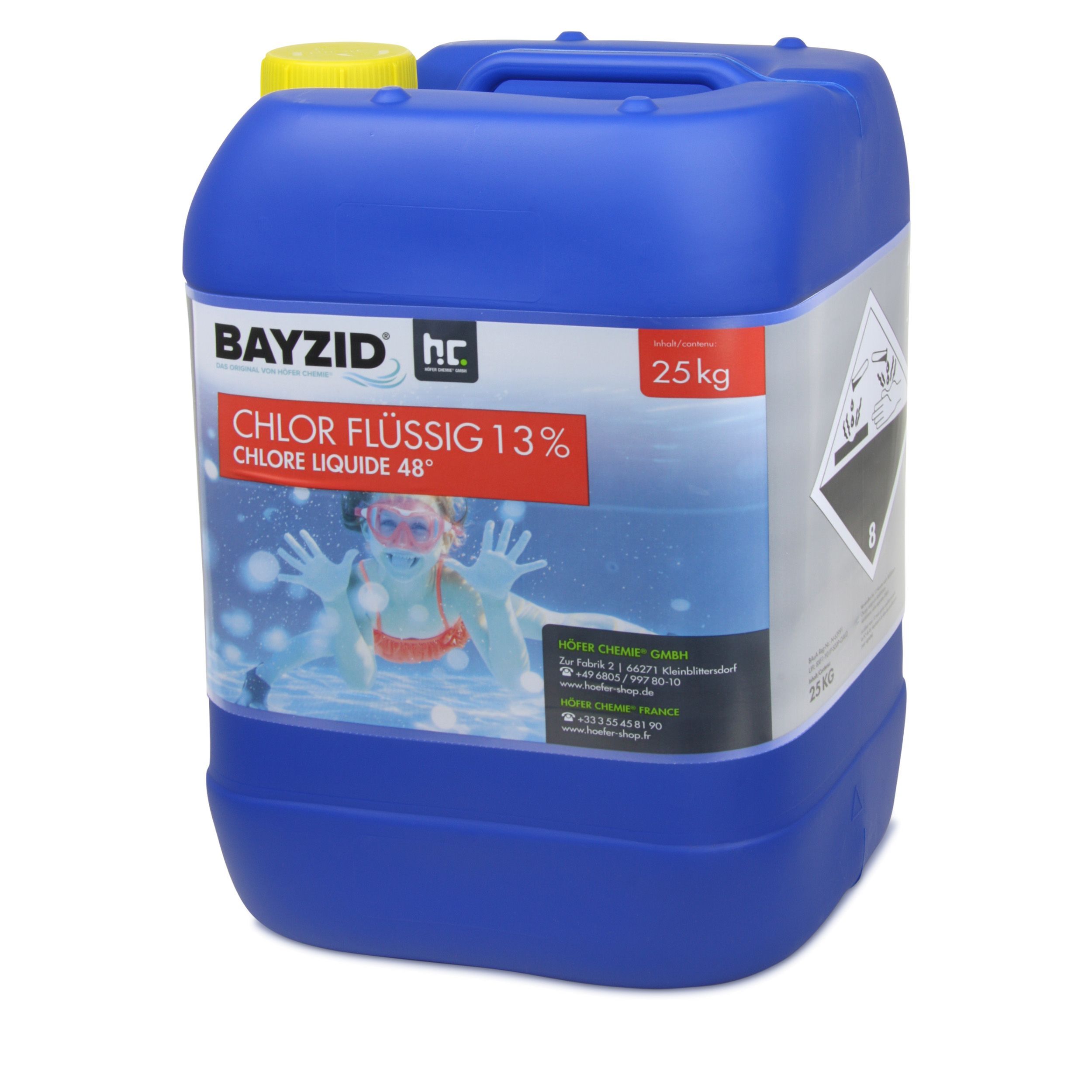 25 kg BAYZID® Chlor 13% flüssig