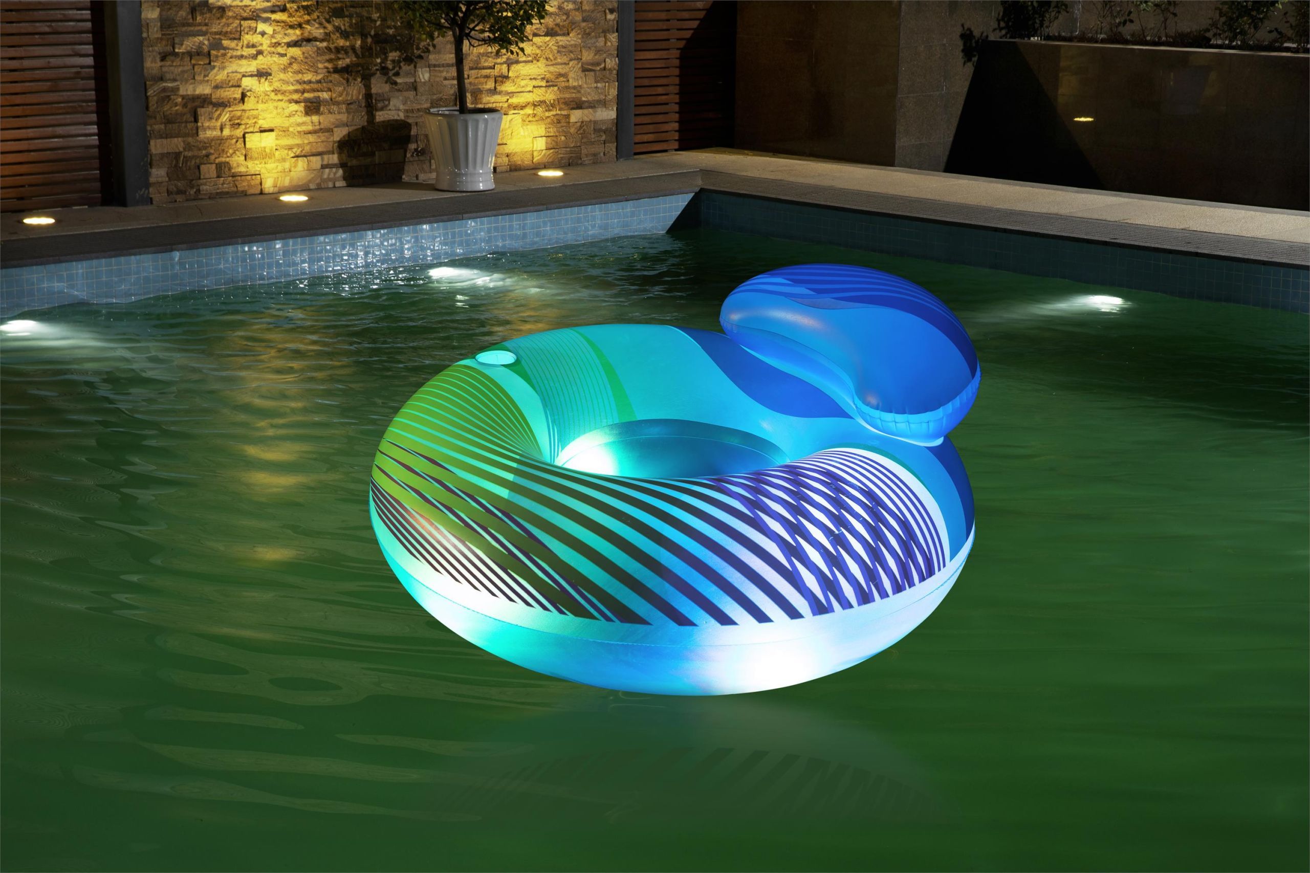 Pool LED Relax - Schwimmreifen für Erwachsene