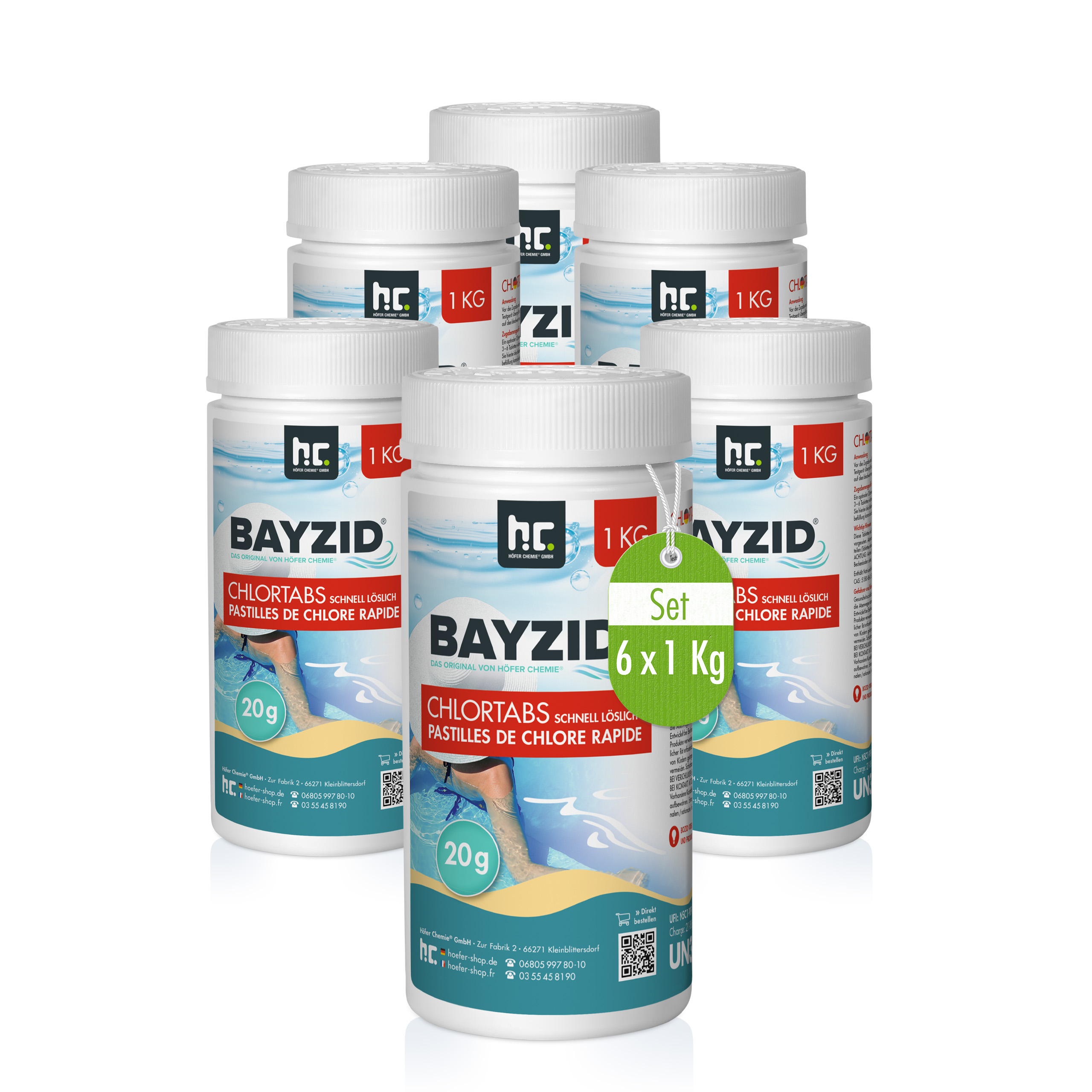 1 kg BAYZID® Chlortabs 20g schnell löslich