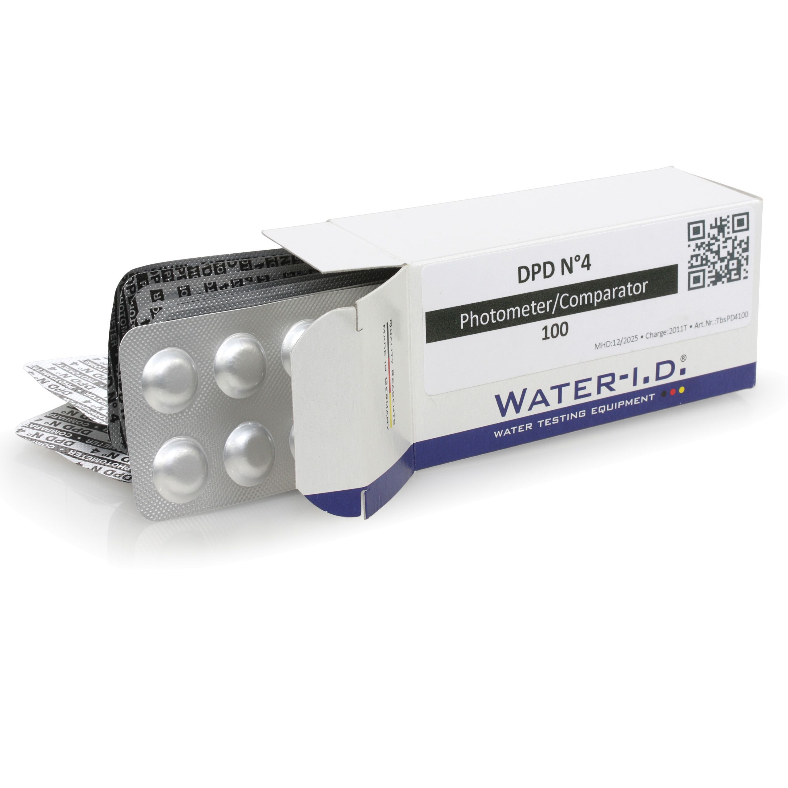 DPD No.4 Tabletten - Aktivsauerstoff für elektronischer Poolwassertester PoolLab