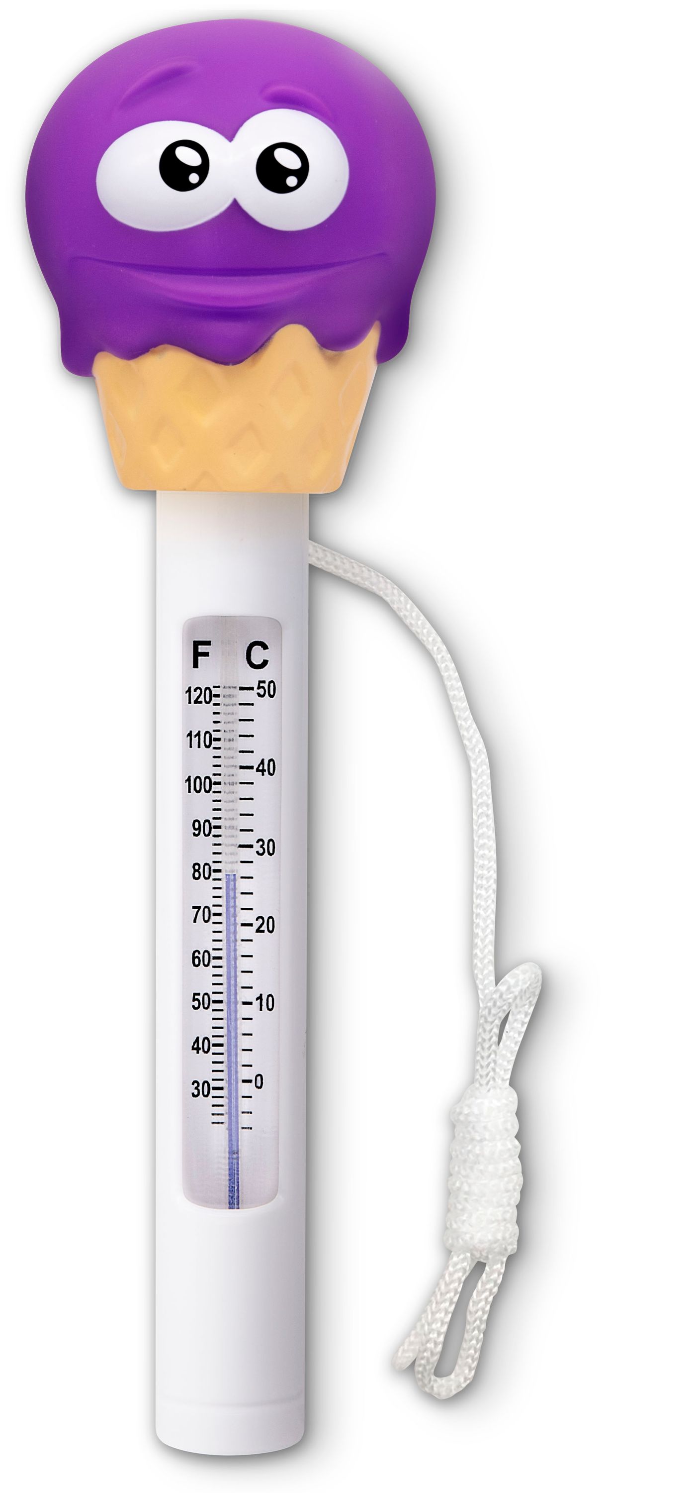 Pool Schwimmthermometer Eis Lila