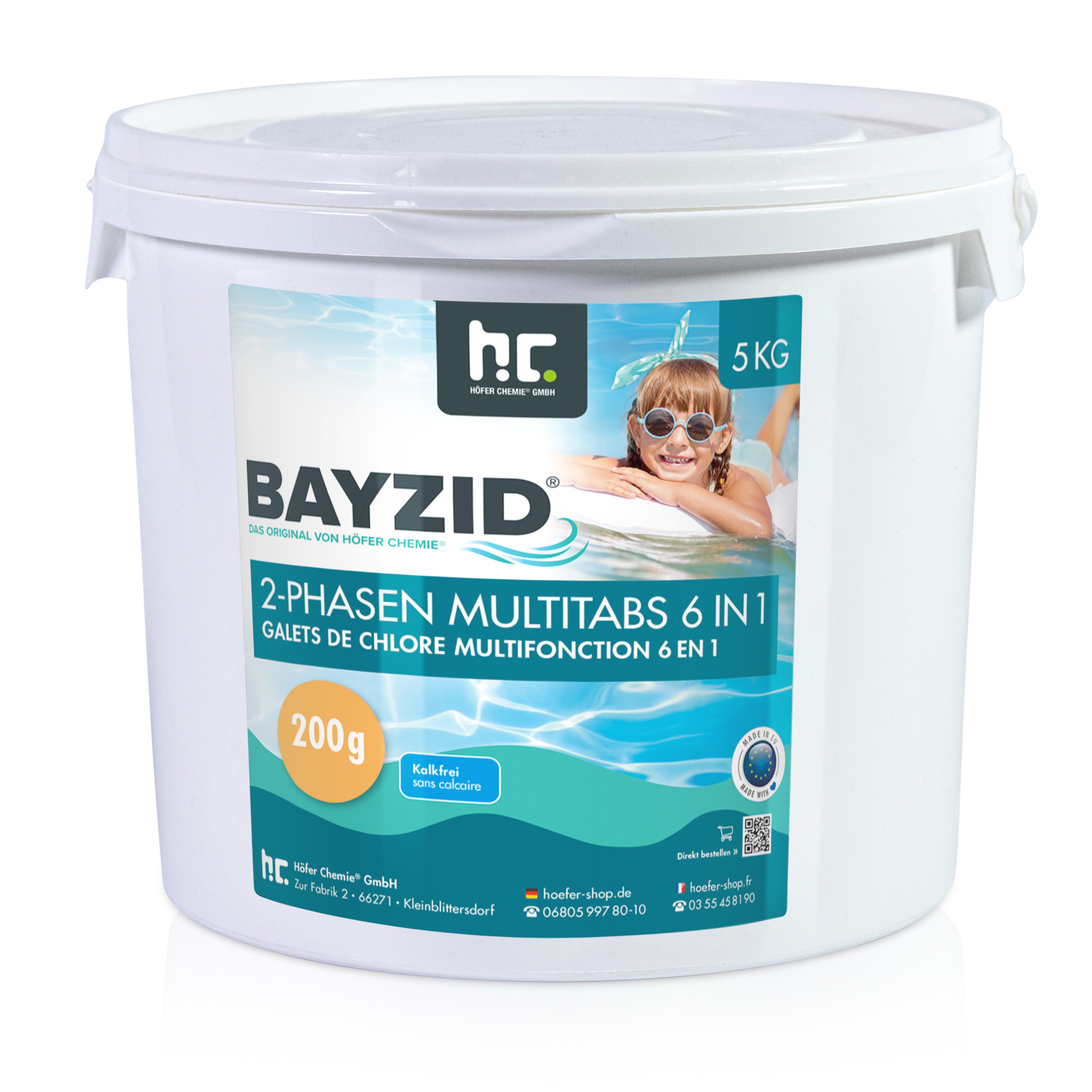 5 kg BAYZID® 2-Phasen-Multitabs 200g 6in1